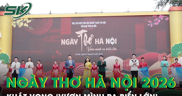 Ngày thơ Hà Nội 2026 gửi gắm khát vọng 'Vươn mình ra biển lớn'