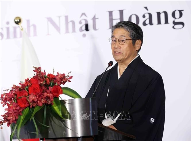 Lễ tiếp tân kỷ niệm lần thứ 66 Ngày sinh của Nhà vua Nhật Bản Naruhito