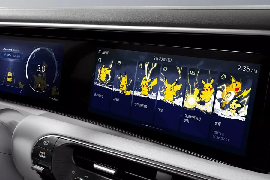 Hyundai ra mắt giao diện Pokemon để thu hút khách hàng