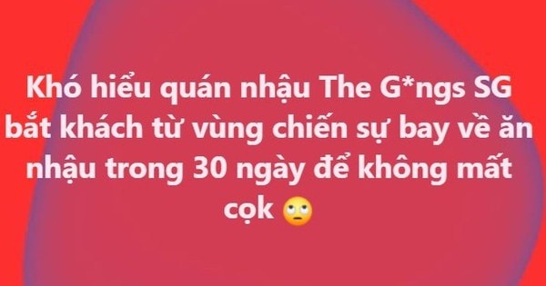 Khách ở Dubai xin hủy cọc vì chiến sự, quán nhậu TP HCM phản hồi gây tranh cãi