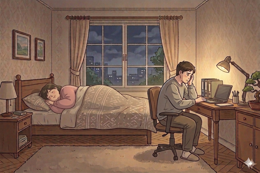 Con đã 4 tuổi nhưng vợ vẫn viện cớ sinh nở để không giảm cân