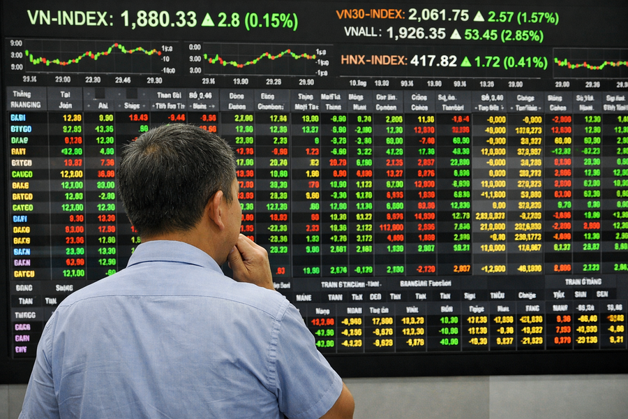 VN-Index rung lắc mạnh, kiểm định vùng 1.800 điểm