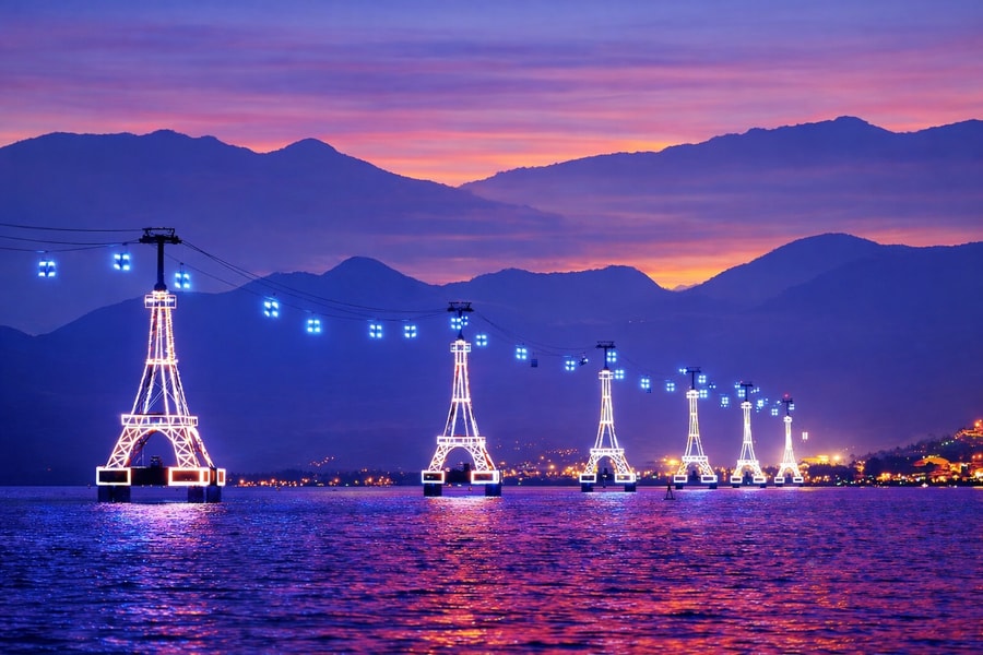 Cáp treo Vinpearl Nha Trang lọt Top cáp treo đẹp nhất châu Á