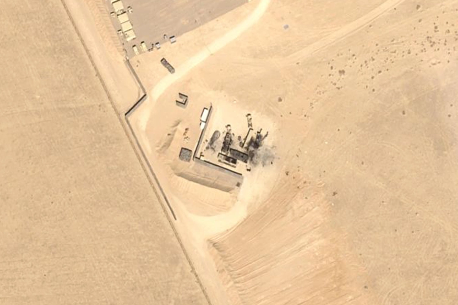 Ảnh vệ tinh trận địa tên lửa THAAD hứng đòn của Iran