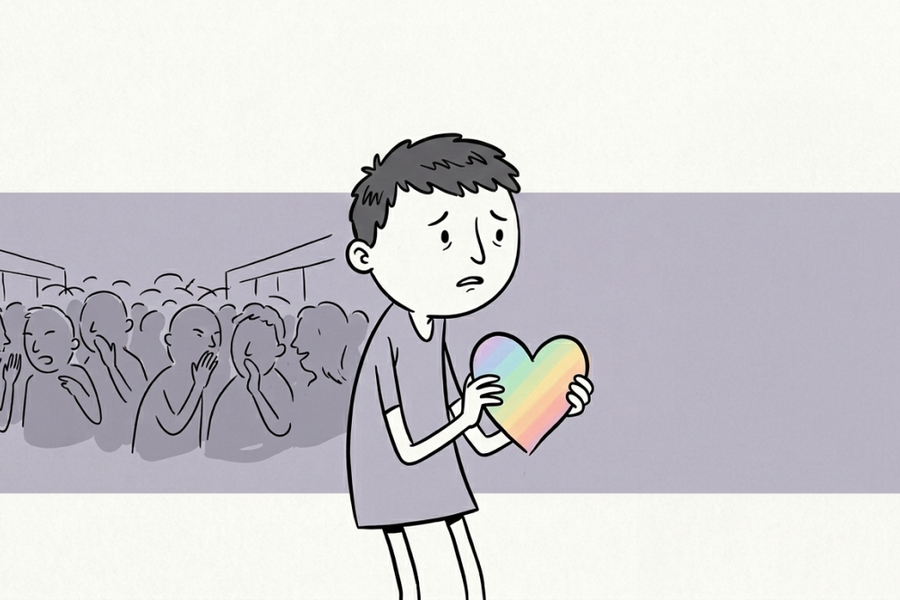 Tiếp tục sống trong cô độc hay tạo vỏ bọc người đàn ông mạnh mẽ