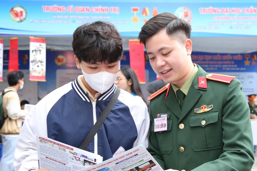 Tăng hơn 1.000 chỉ tiêu hệ quân sự ở các trường quân đội