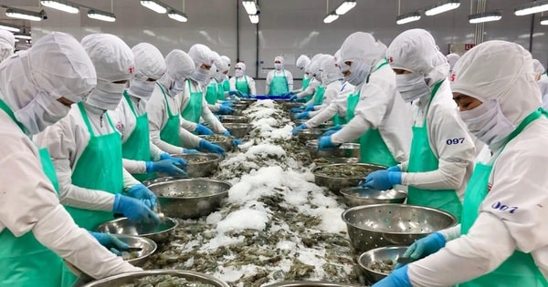 Xuất khẩu tôm khởi sắc đầu năm