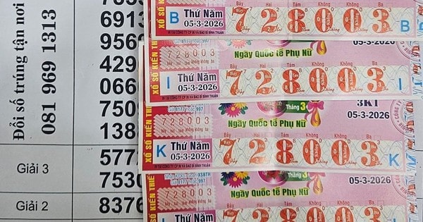 Sáng 6-3, lộ diện người trúng 2 giải độc đắc của xổ số miền Nam