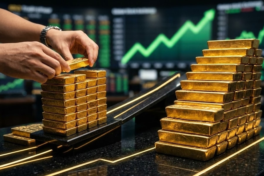 Giá vàng tăng lên 185 triệu đồng/lượng sau phiên mở cửa sáng 7/3