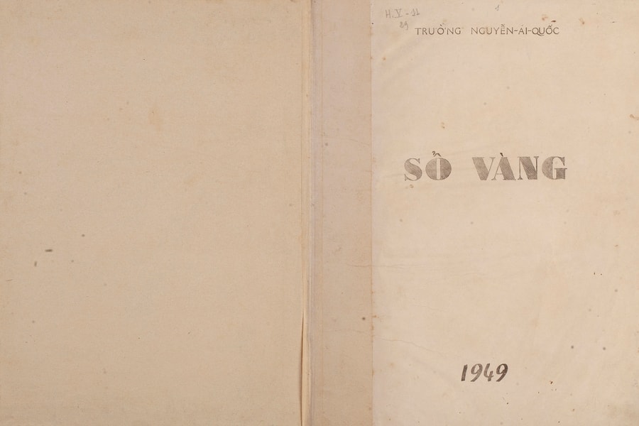 Bảo vật quốc gia 'Sổ vàng trường Nguyễn Ái Quốc'