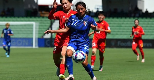 Giải bóng đá nữ châu Á 2026: Đội tuyển nữ Việt Nam trắng tay trước Đài Bắc Trung Hoa