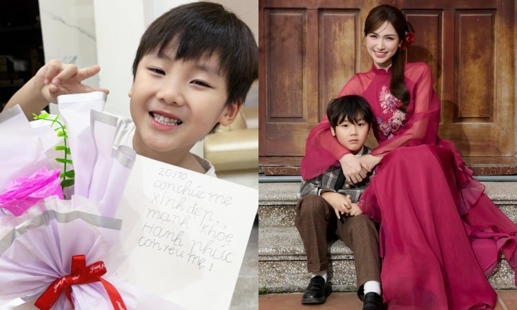 Bé Bo - con trai 6 tuổi hút fan của Hòa Minzy