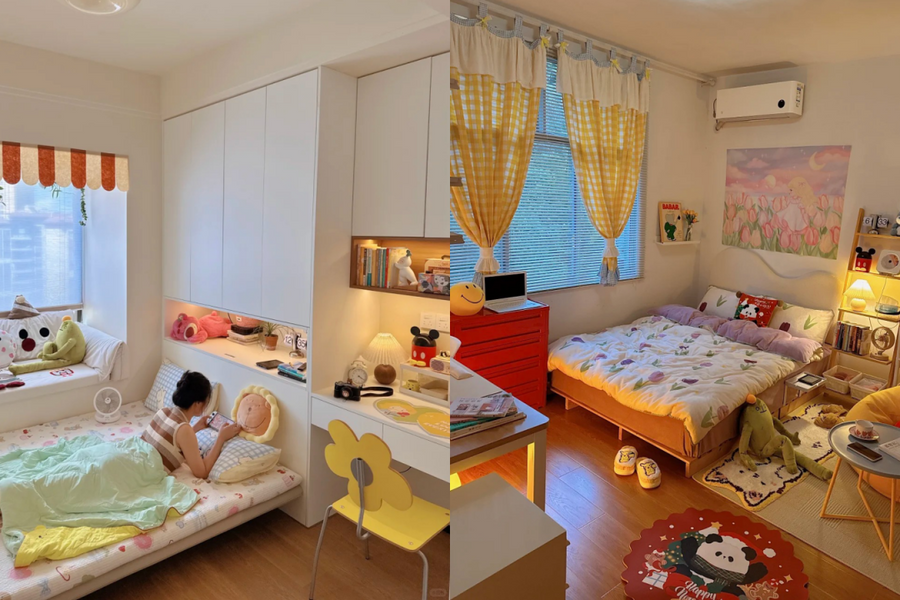 Những góc nhà màu sắc do phụ nữ tự thiết kế, trang trí