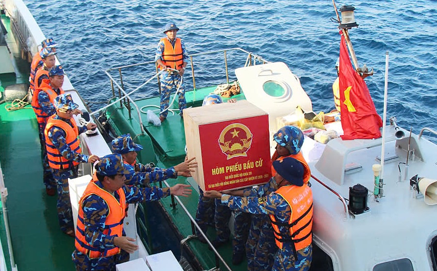 Đặc khu Trường Sa, Thổ Châu, xã biên giới bầu cử sớm