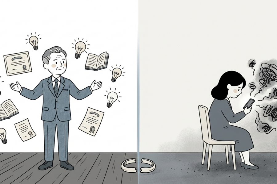 Vợ ngoại tình với hai người đàn ông