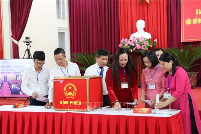 Vận hành mẫu quy trình bỏ phiếu tại Thanh Hóa