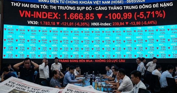 Giá dầu tăng sốc, VN-Index bốc hơi hơn 100 điểm ngay khi mở cửa
