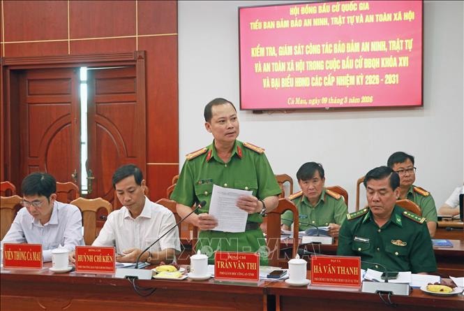 Cà Mau chủ động các phương án bảo vệ an toàn cho ngày bầu cử