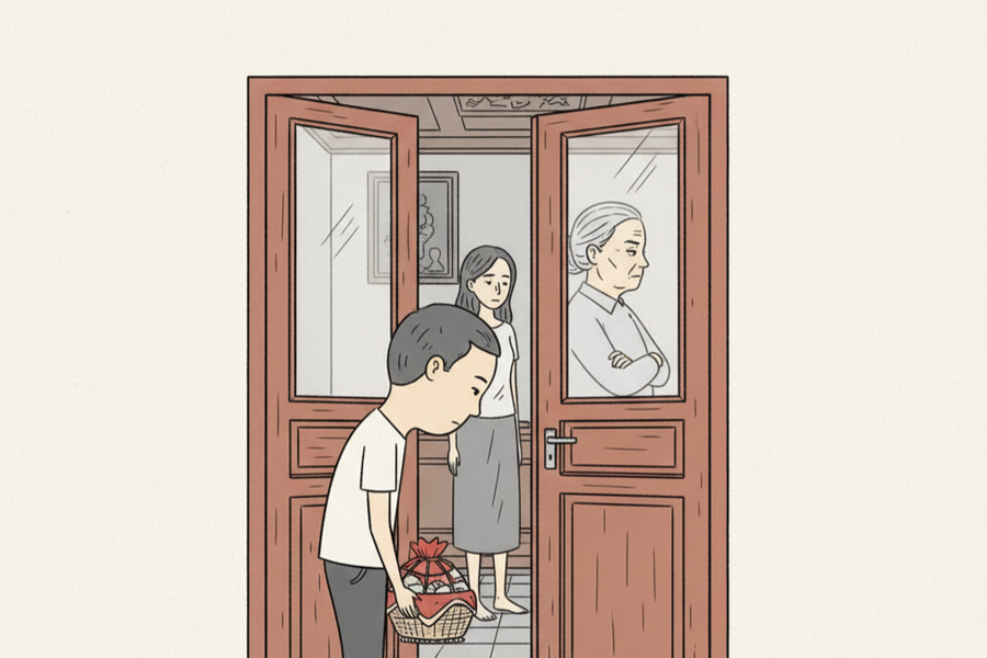 Mẹ của bạn gái xúc phạm khi tôi ngủ chung phòng với em