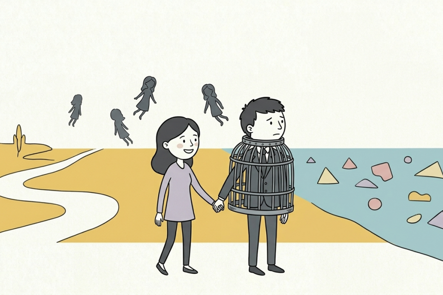 10 năm không yêu thật lòng bạn gái nhưng chưa dám chia tay