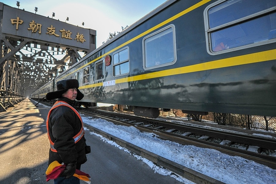 Tuyến đường sắt Trung Quốc - Triều Tiên tái hoạt động sau 6 năm