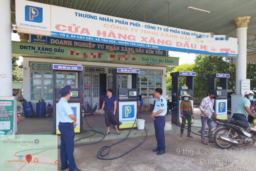 Tây Ninh tổng kiểm tra hoạt động trên 250 cửa hàng xăng dầu