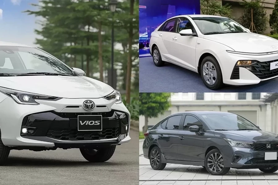 Doanh số sedan cỡ B xuống mức thấp nhất trong hai năm