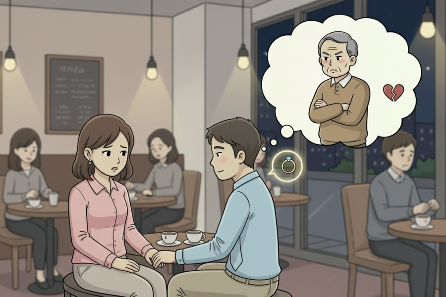 Bố không muốn tôi yêu đương hoặc đi bước nữa