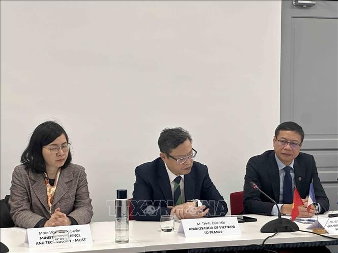 Thúc đẩy hợp tác khoa học, công nghệ và năng lượng với doanh nghiệp Pháp