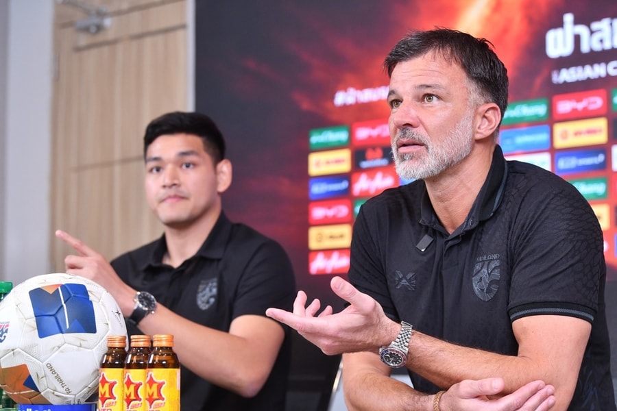 HLV Thái Lan áp lực trước trận sinh tử tranh vé dự Asian Cup 2027