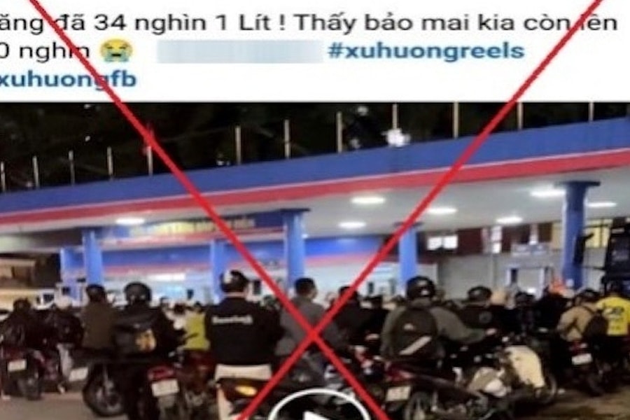 Bị phạt 7,5 triệu đồng vì loan tin 'xăng còn lên 40.000 đồng'