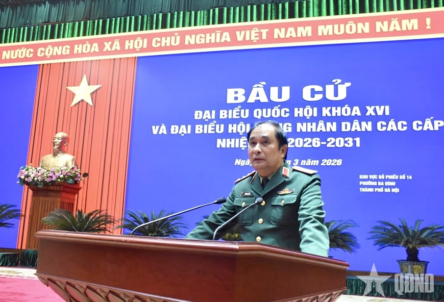 Bộ Tổng Tham mưu tổng duyệt chương trình khai mạc bầu cử