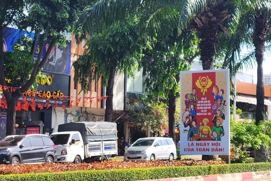 Rộn ràng không khí bầu cử tại các phường ở TP Hồ Chí Minh