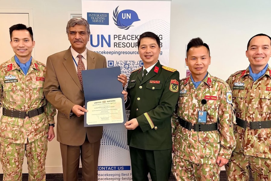 Khẳng định vị thế và năng lực Việt Nam trong hoạt động gìn giữ hòa bình LHQ