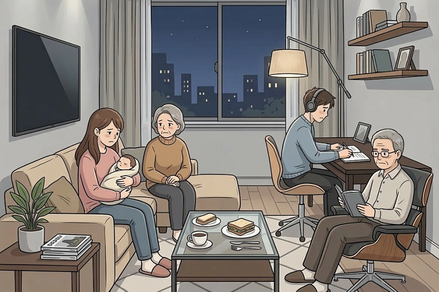 Con 3 tháng tuổi, vợ thất nghiệp nhưng chồng cứ học mãi không chịu đi làm