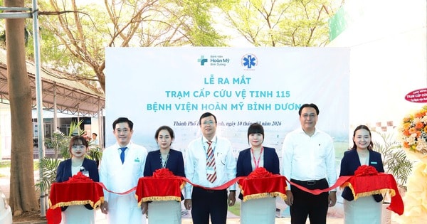 Bệnh viện Hoàn Mỹ Bình Dương ra mắt trạm cấp cứu vệ tinh 115