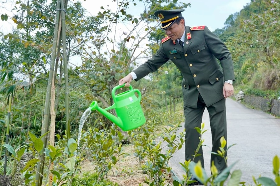 Cục Đào tạo Bộ Công an phát động “Tết trồng cây vì một Việt Nam xanh”