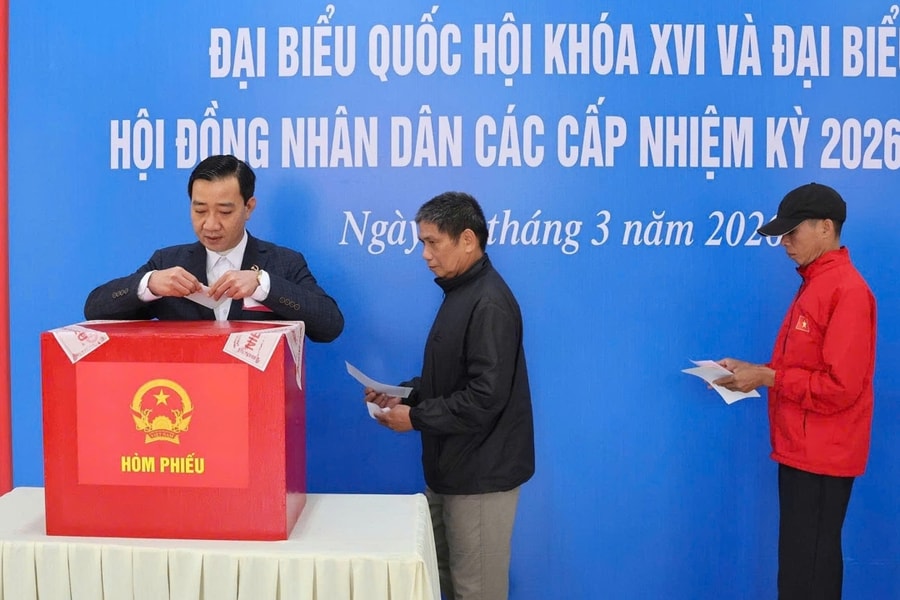 Bỏ phiếu ở đảo Bạch Long Vỹ