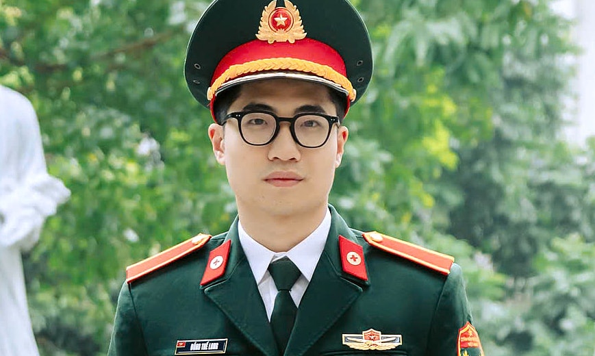 Từ cậu học trò 'ham vui' đến học viên Quân y được Bộ Quốc phòng vinh danh