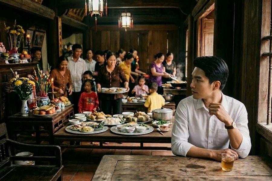 Đo lòng hiếu thảo của con cái bằng đám giỗ to