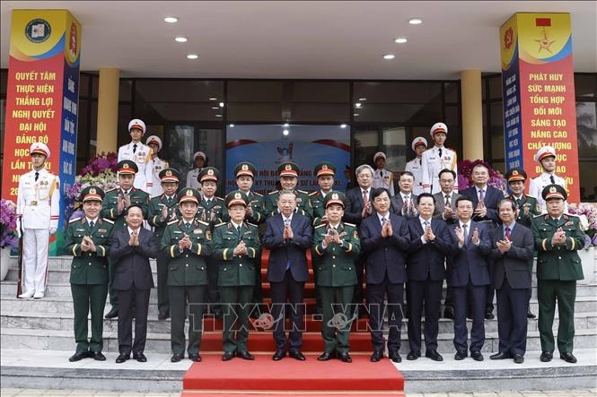 Tổng Bí thư Tô Lâm: Học viện Kỹ thuật quân sự phát huy mạnh mẽ tinh thần 'Đoàn kết, bản lĩnh; đổi mới, sáng tạo; trí tuệ, phát triển'