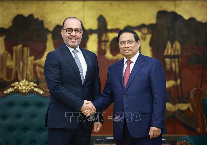 Thủ tướng Phạm Minh Chính tiếp Đại sứ Qatar