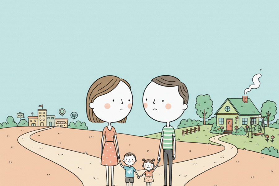 Vợ chồng chọn nơi sống tiện công việc hay thuận lợi chăm con