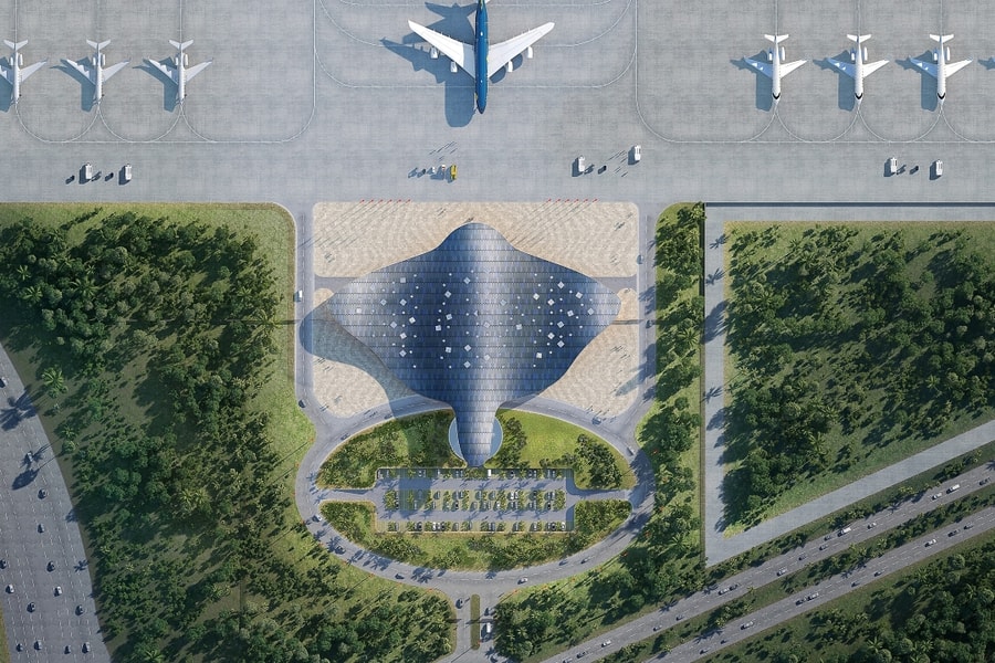 Thiết kế nhà ga VIP sân bay Phú Quốc tái hiện vẻ đẹp biển đảo