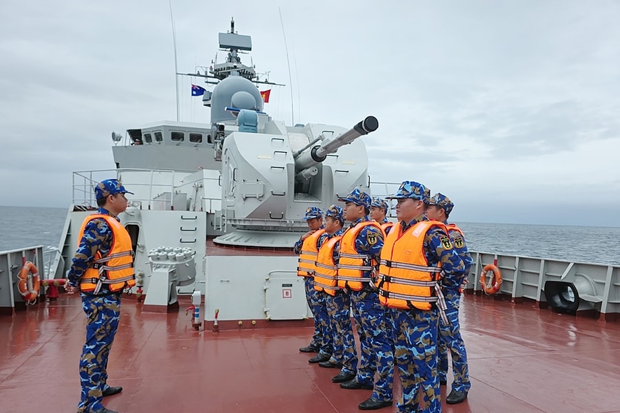 Tàu 016 Quang Trung đến Vịnh Jervis, sẵn sàng tham gia diễn tập hải quân đa phương Kakadu 2026
