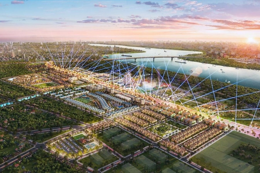 Hai tầng giá trị khi đầu tư bất động sản ven sông Mã