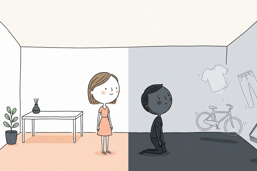 Tôi sai khi vứt hết kỷ vật của chồng để 'thanh lọc' không gian sống?