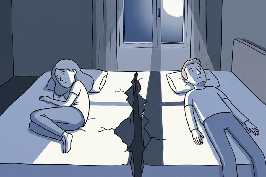 Nhiều hôm tôi viện cớ buồn ngủ vì không cảm hứng gần chồng