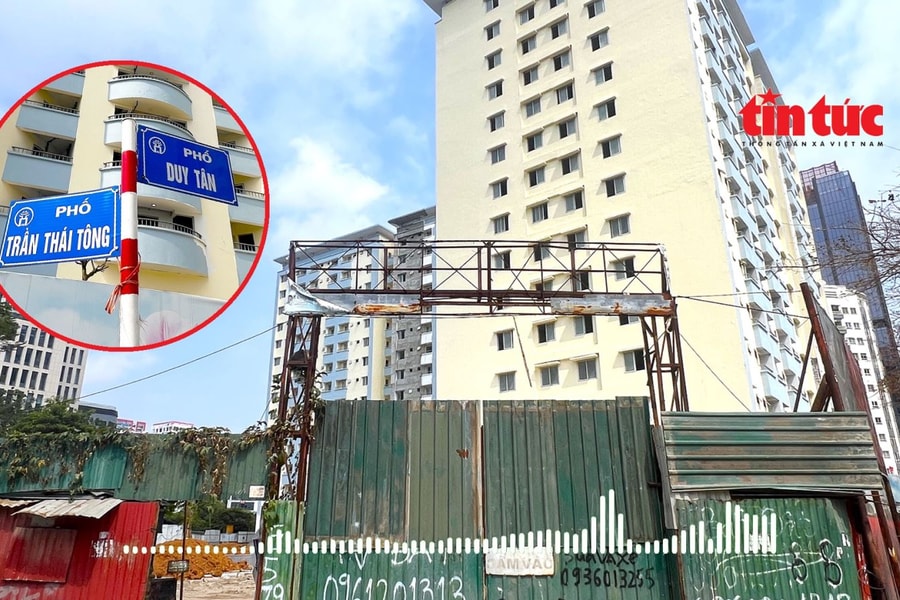 Khu tái định cư trên 'đất vàng' Cầu Giấy đổi diện mạo sau 13 năm bỏ hoang