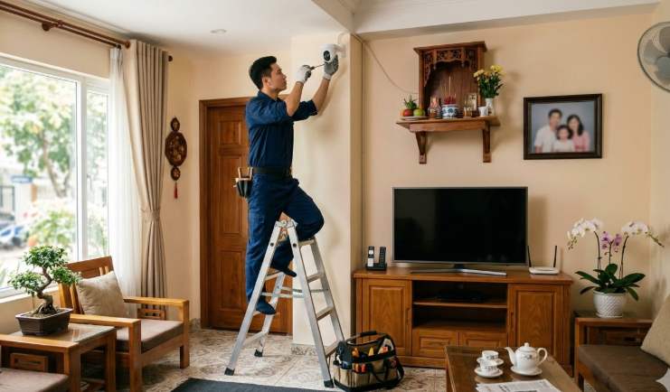 Thợ lắp camera tự ý quay video nhà tôi rồi đăng lên mạng